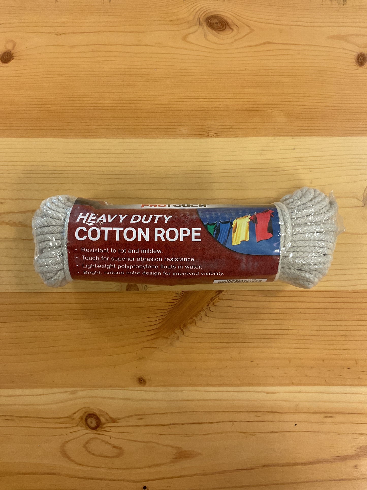 HEAVY DUTY COTTON ROPE 1/4"X100'