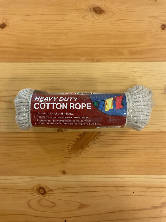 HEAVY DUTY COTTON ROPE 1/4"X100'