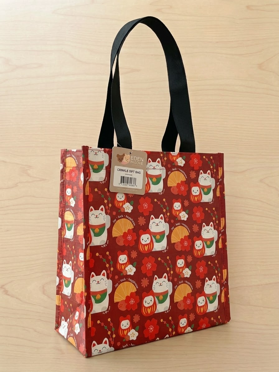 EDEN CRINKLE GIFT BAG LUCKY CLUB