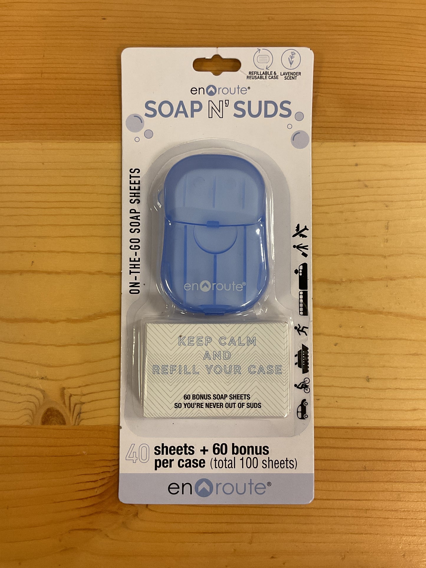 EN ROUTE SOAP SHEETS