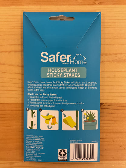 HOUSEPLANT STICKY STAKES