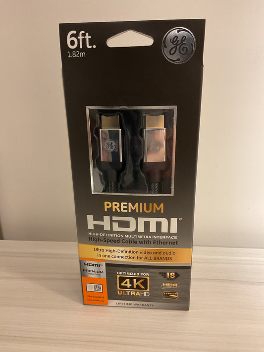 GE HDMI 6FT CABLE