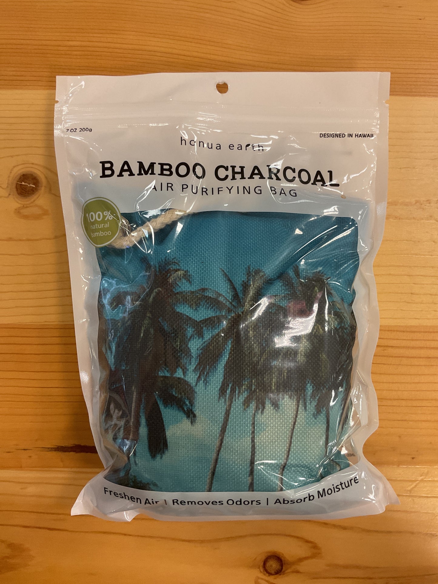 BAMBOO CHARCOAL BLUE PALM TREE