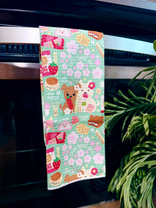 EDEN WAFFLE DISH TOWEL EVERYTHING NICE
