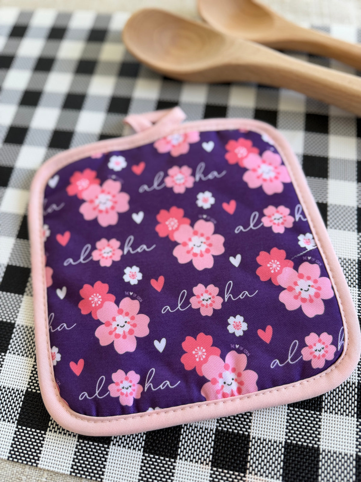 EDEN POT HOLDER ALOHA SAKURA PURPLE