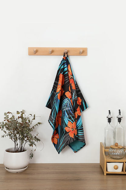 FLOWER NIGHT DISH TOWEL