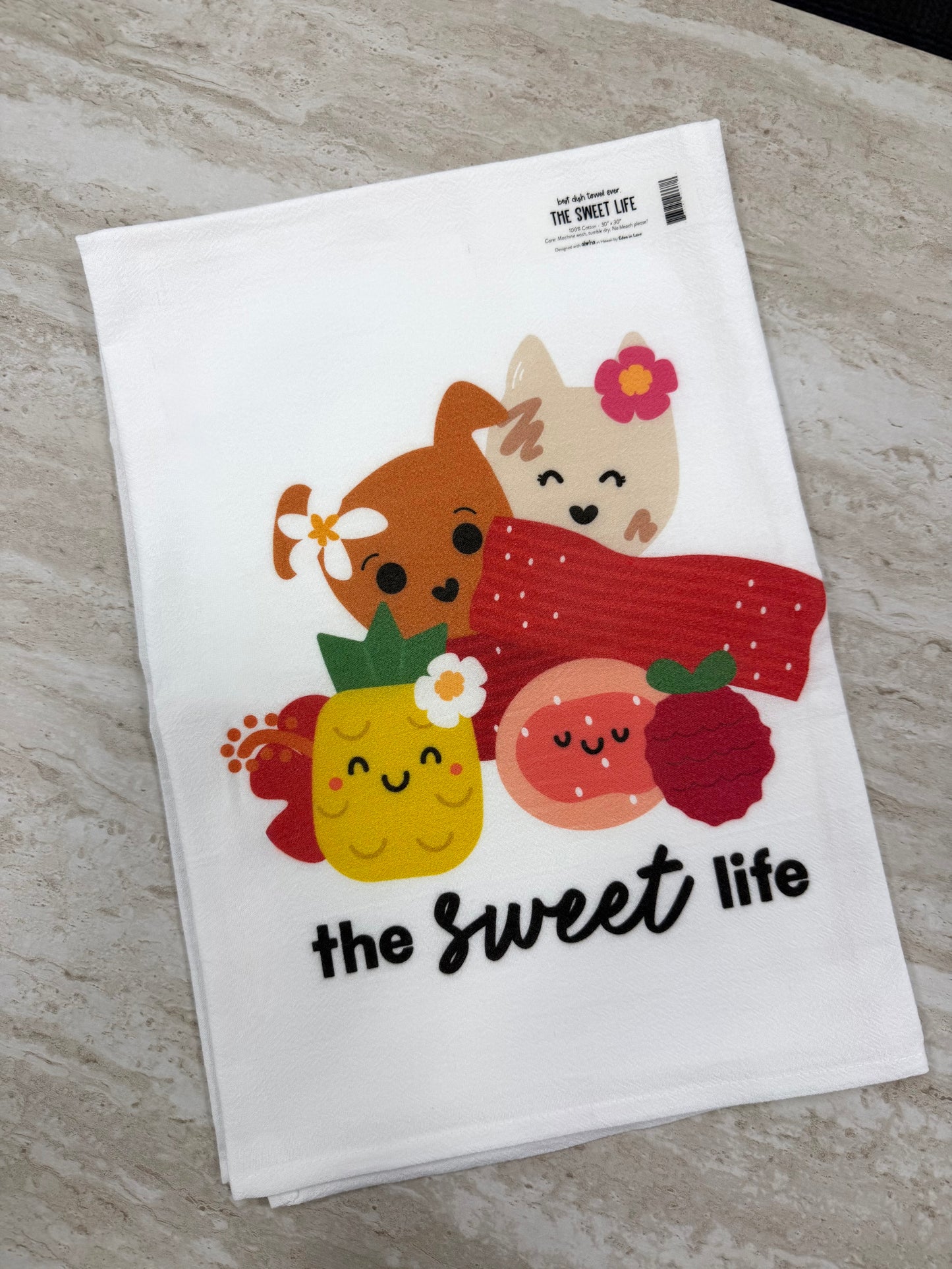 EDEN DISH TOWEL THE SWEET LIFE CANDY