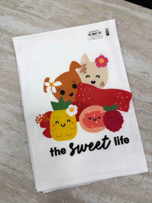 EDEN DISH TOWEL THE SWEET LIFE CANDY