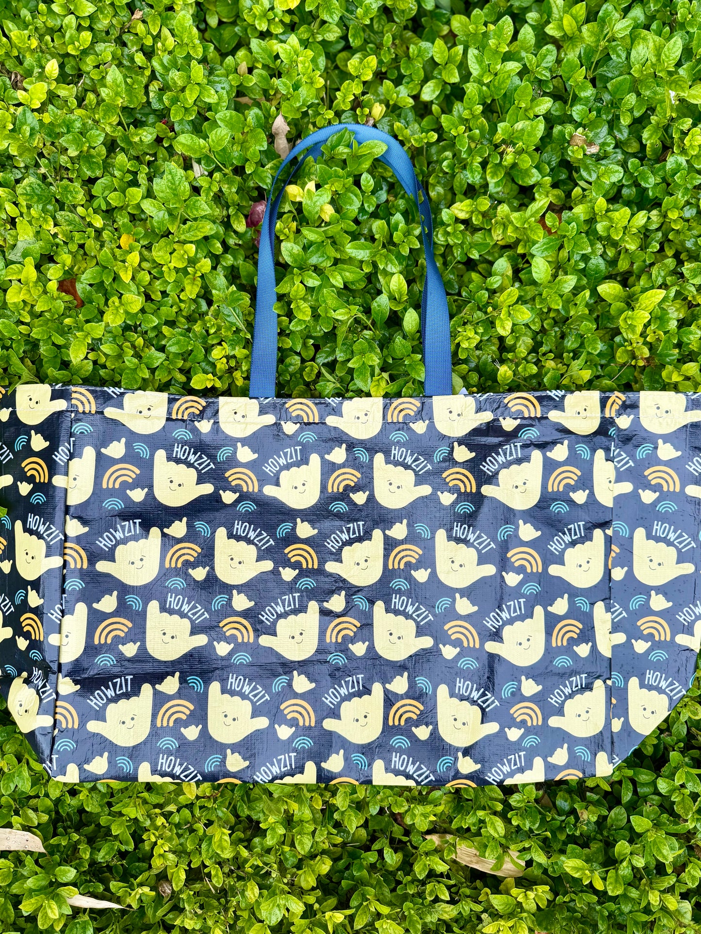 EDEN OVERSIZED CRINKLE BAG HOWZIT SHAKA NAVY