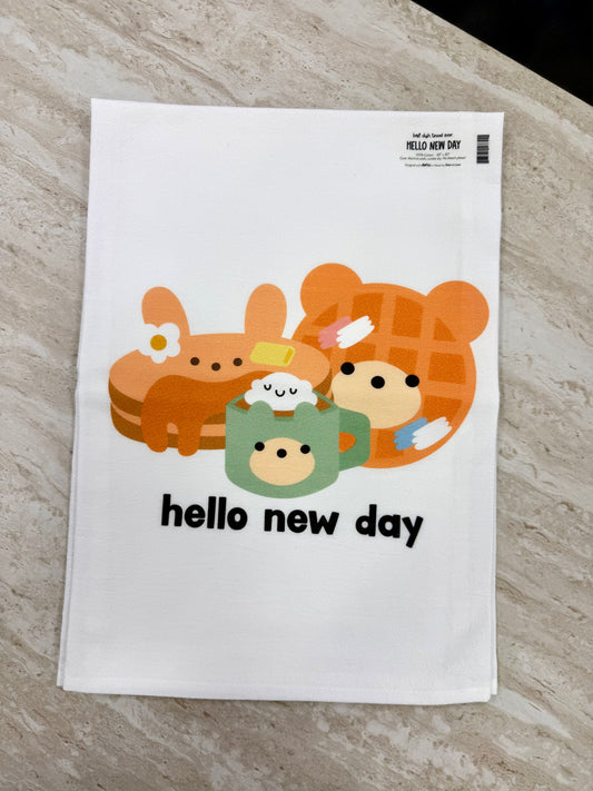 EDEN DISH TOWEL HELLO NEW DAY