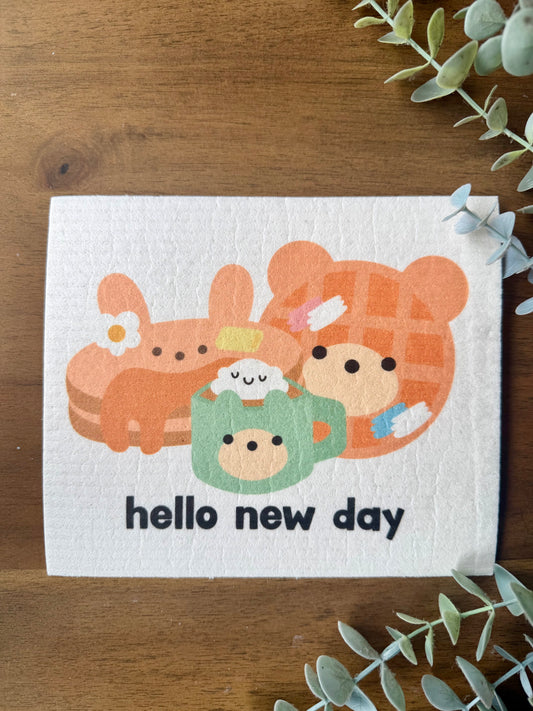 EDEN SWEDISH DISHCLOTH HELLO NEW DAY