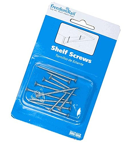 SHELF SCREWS WHITE