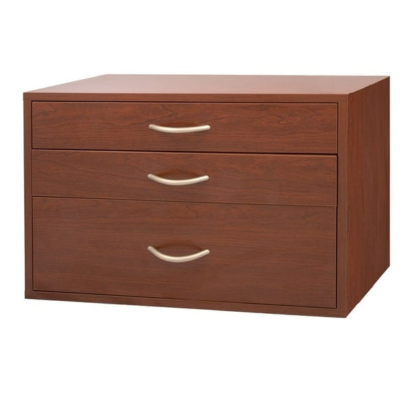 BIG OBOX 3 DRAWER MODERN CHERRY