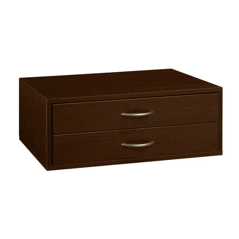 DBLHANG BIG OBOX 2 DRWR CHOCO