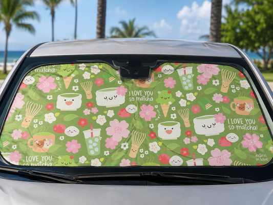 EDEN SUNSHADE I LOVE YOU SO MATCHA