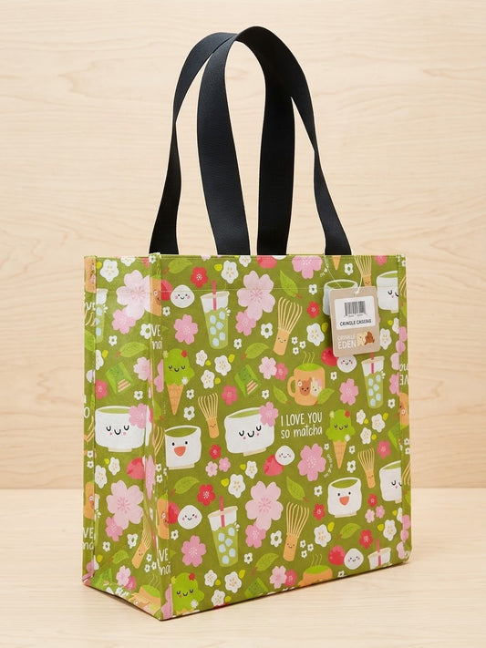 EDEN CRINKLE GIFT BAG I LOVE YOU SO MATCHA