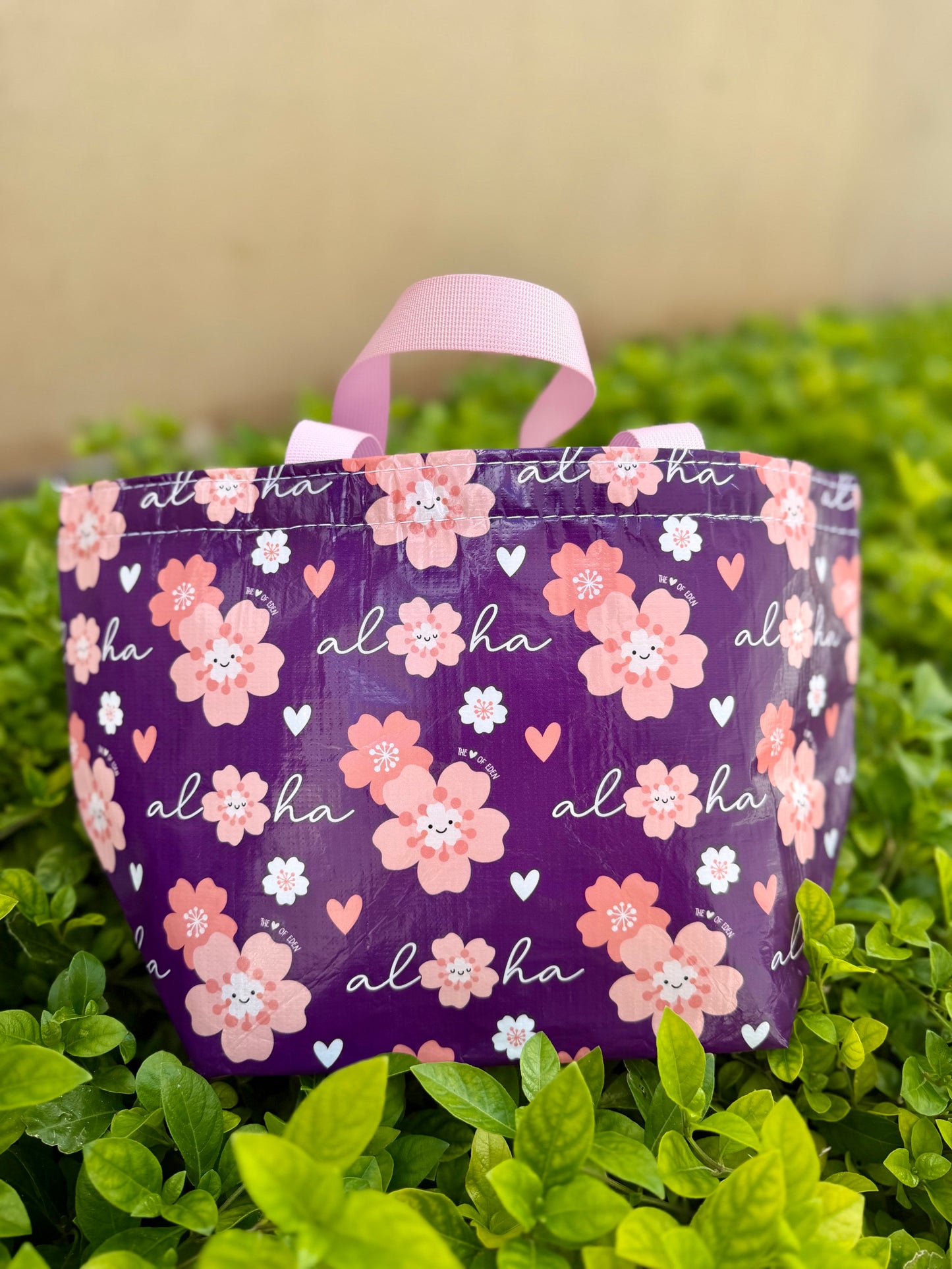 EDEN CRINKLE TOTE SAKURA DEEP PURPLE
