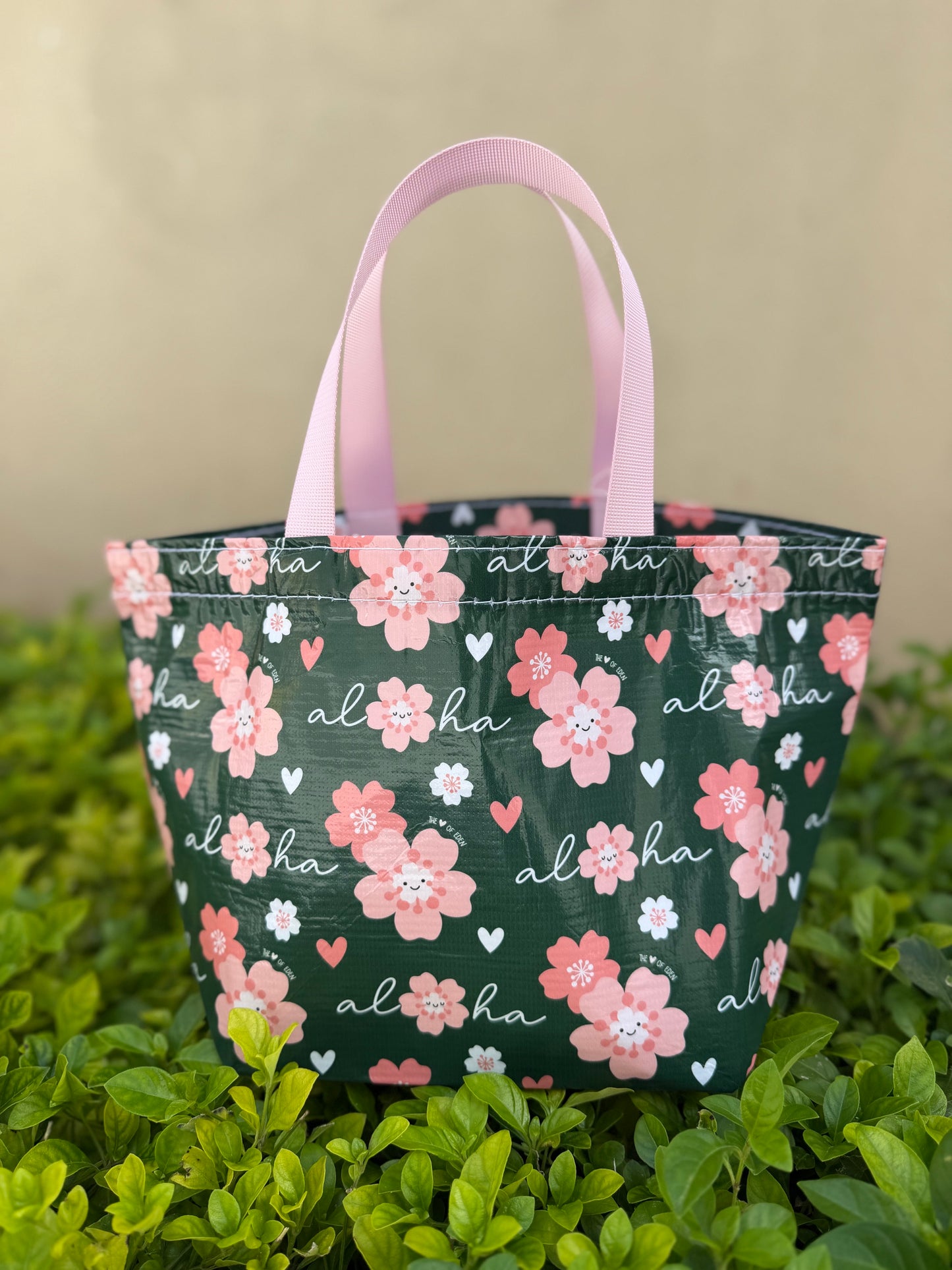 EDEN CRINKLE TOTE SAKURA EMERALD