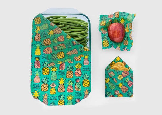 3 PACK WRAPS PINEAPPLE