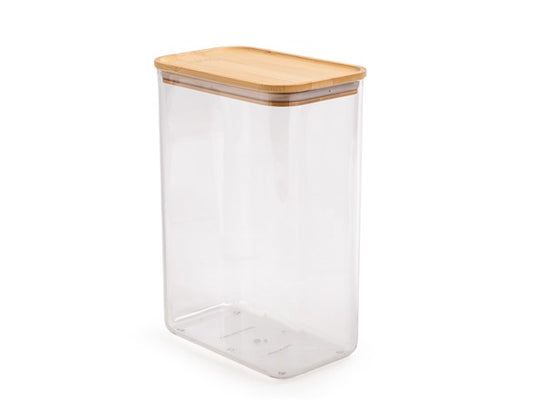 CANISTER W/BAMBOO LID 4200ML
