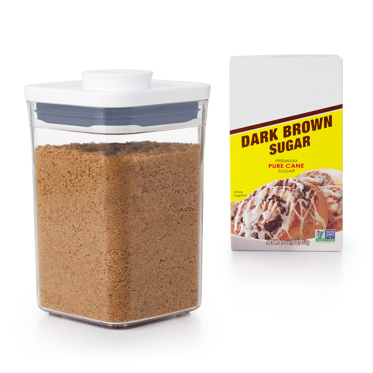 OXO POP SMALL SQUARE SHORT 1.1QT