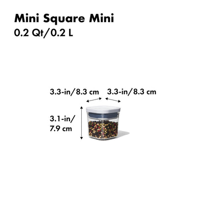 OXO POP MINI SQUARE MINI 0.2QT