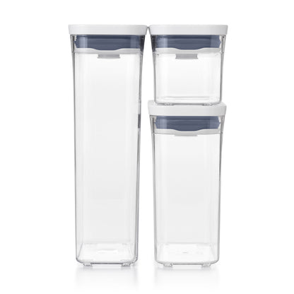 OXO POP 3-PC SLIM RECTANGLE SET