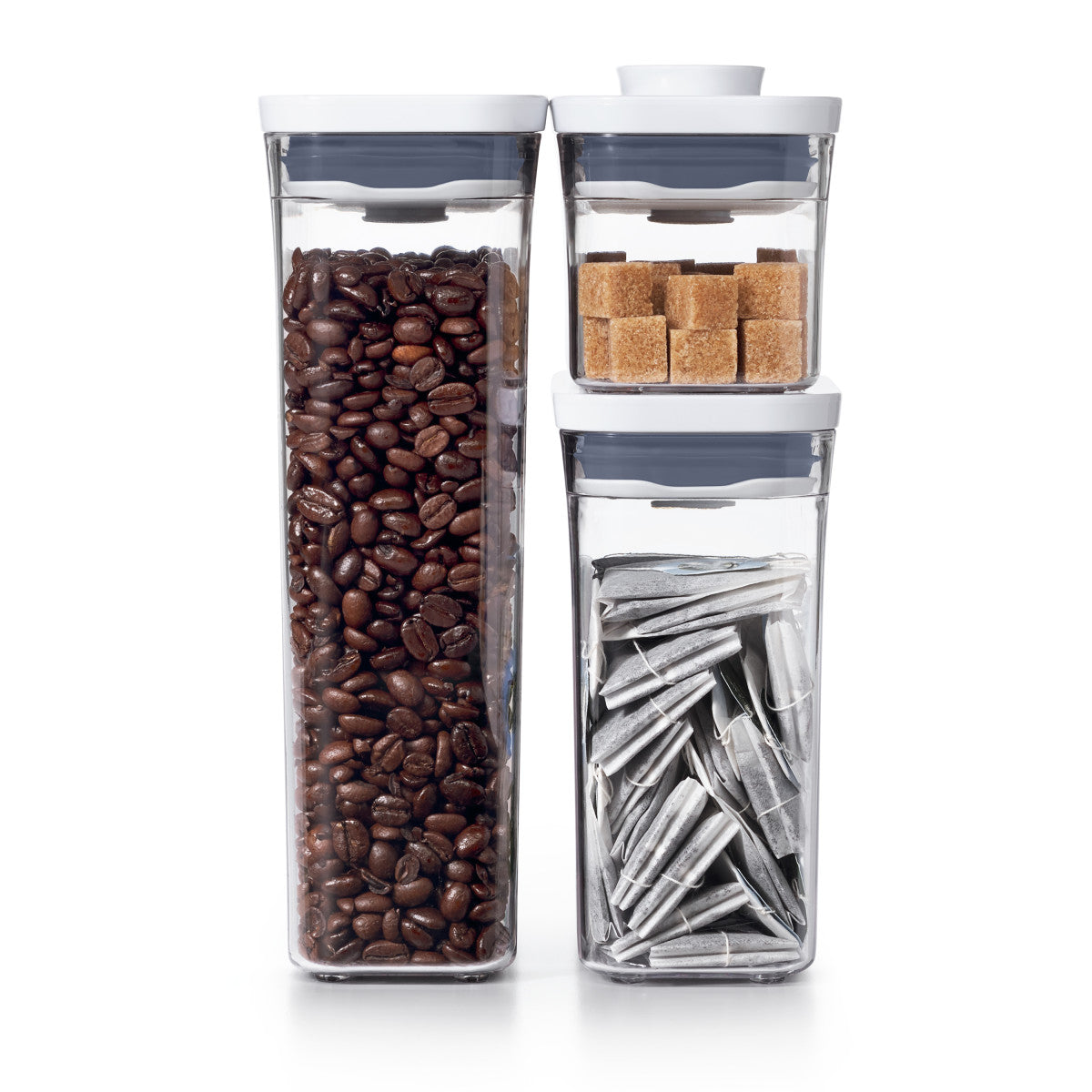 OXO POP 3-PC SLIM RECTANGLE SET
