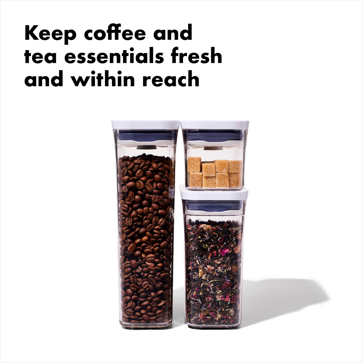 OXO POP 3-PC SLIM RECTANGLE SET