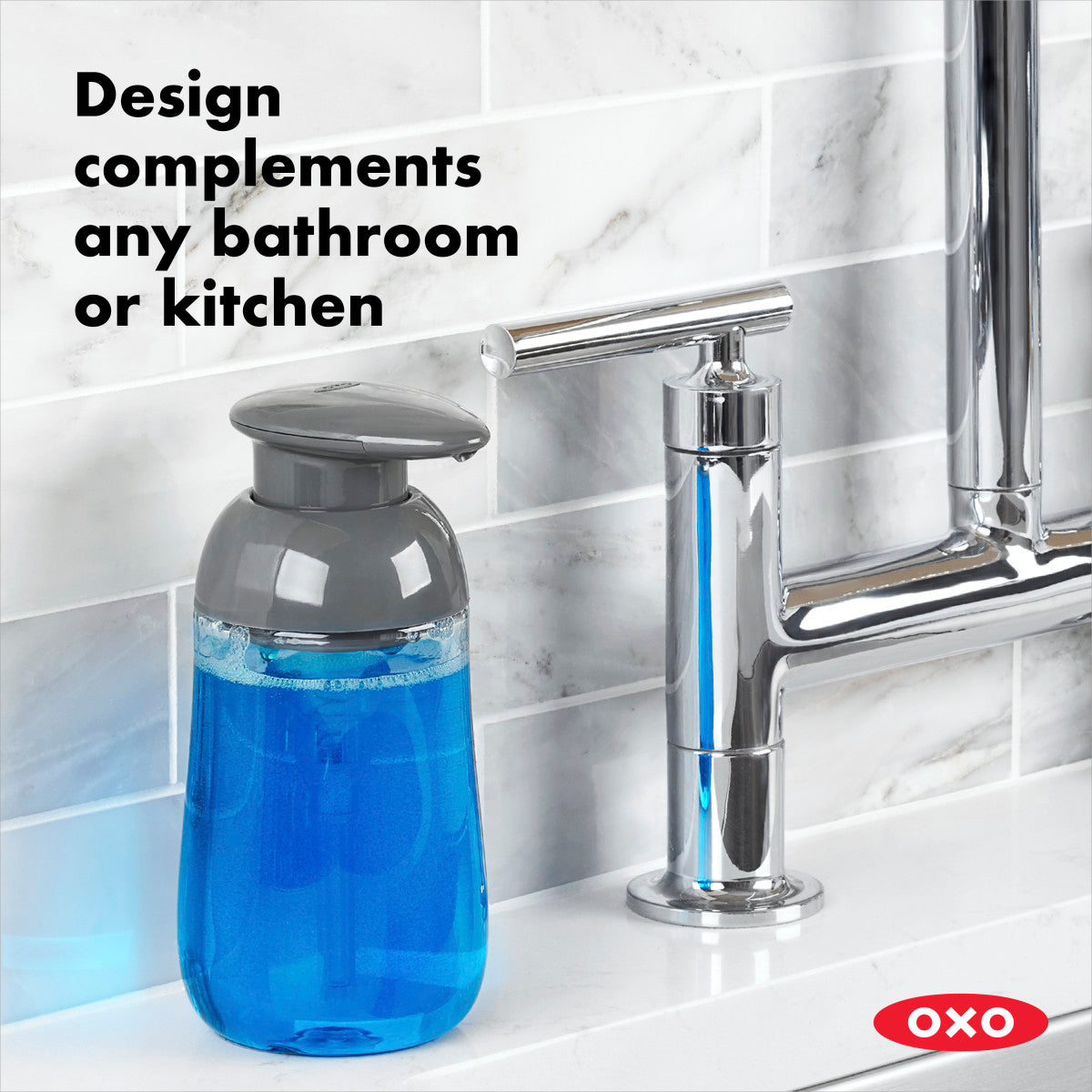 OXO GG SOAP DISPENSER CHARCOAL