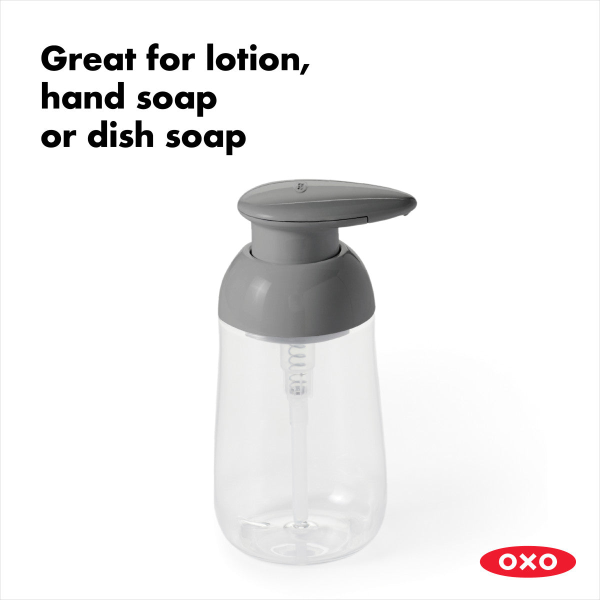OXO GG SOAP DISPENSER CHARCOAL