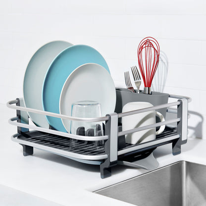 OXO ALUMINUM FRAME DISH RACK