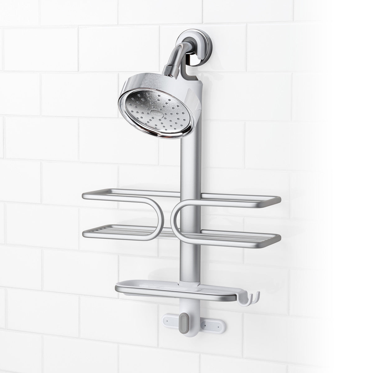 OXO 2-TIER ALUMINUM SHOWER CADDY