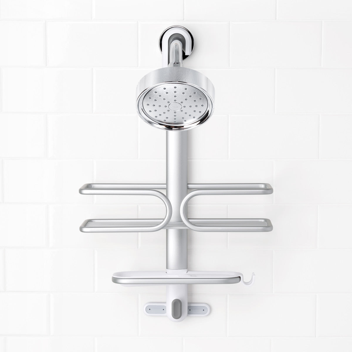 OXO 2-TIER ALUMINUM SHOWER CADDY