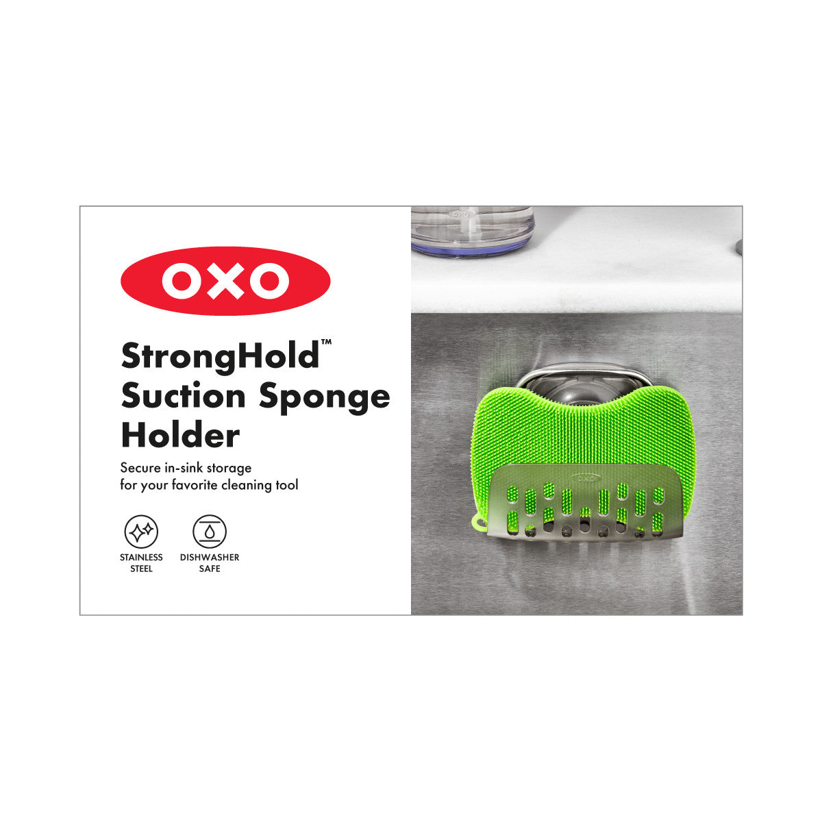 OXO STRONGHOLD SPONGE HOLDER