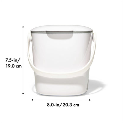 OXO GG COMPOST BIN WHITE