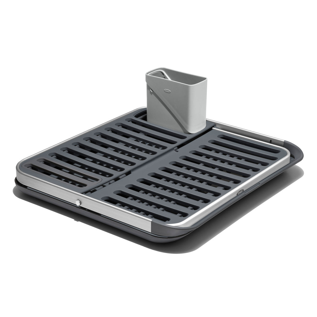 OXO ALUMINUM FOLD FLAT DISH RACK