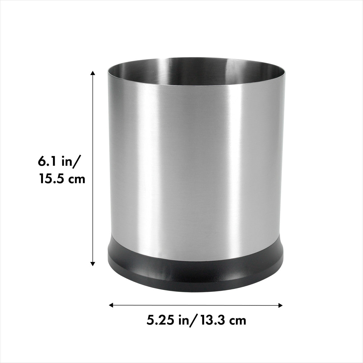 S/S ROTATING UTENSIL HOLDER