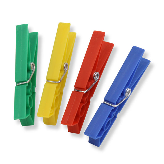 HCD 24-PCK PLASTIC CLOTHESPINS