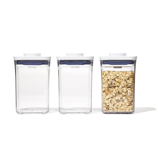 OXO POP 3-PC SM SQUARE SHORT SET